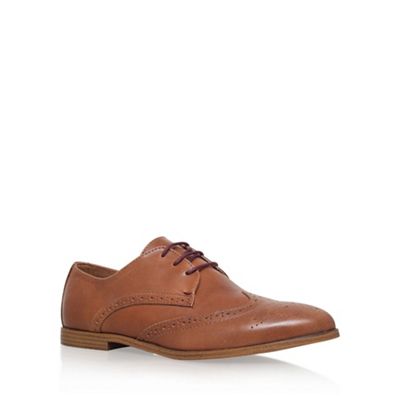 Brown 'Bairstow' flat lace up formal shoe